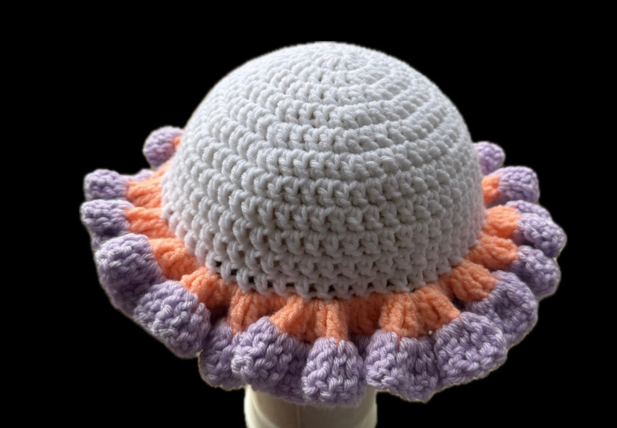 3-5 year Old Ruffle Hat