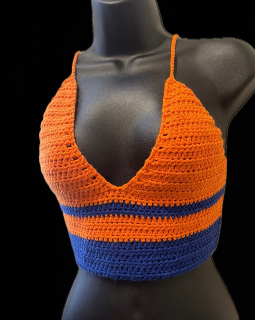 Crochet Cross Over Tank Top