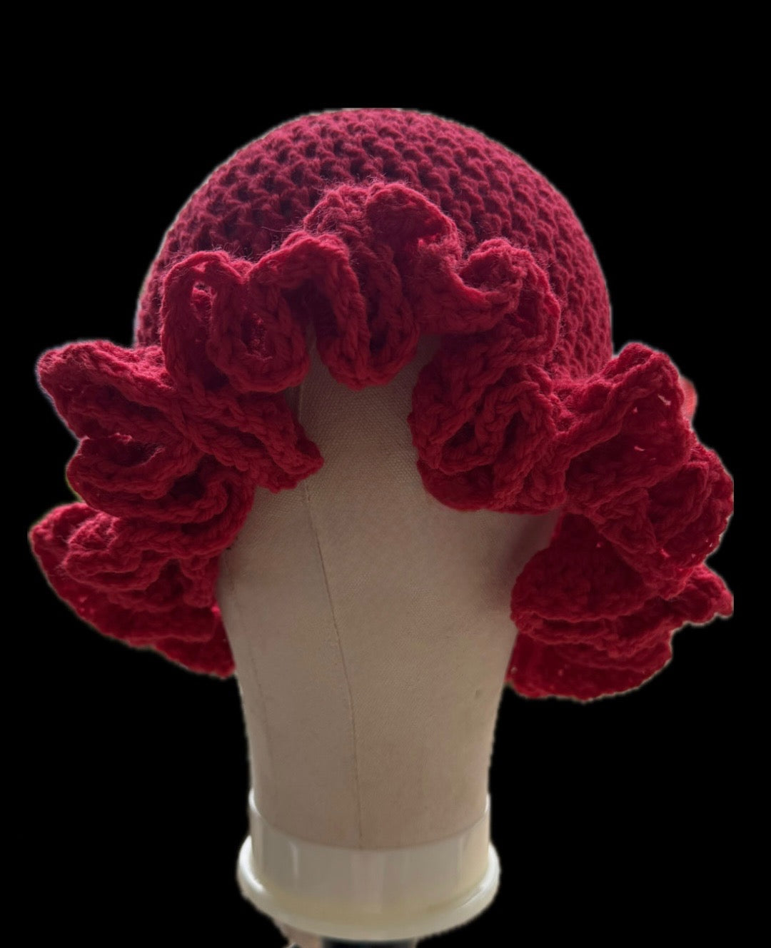 Red Ruffle Hat