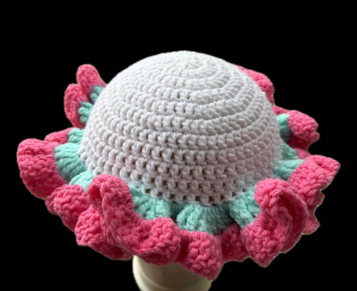 1-3 year Old Ruffle Hat